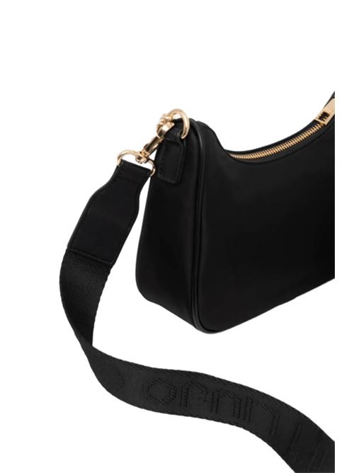 borsa donna a spalla/tracolla charm nylon nera LIU JO | AA5180-T455922222